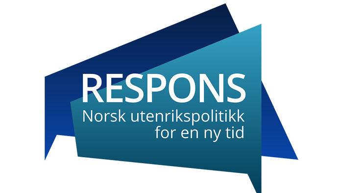 Respons logo med tekst Respons. Norsk uterikspolitikk for en ny tid