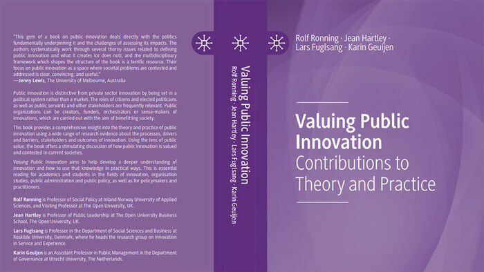"Valuing Public Innovation. Contributions to Theory and Practice" will be published by the renowned publisher Palgrave Macmillan in October.