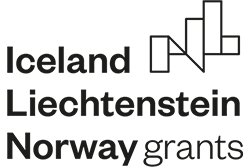 logo svart hvit ice land liechtenstein norway grants