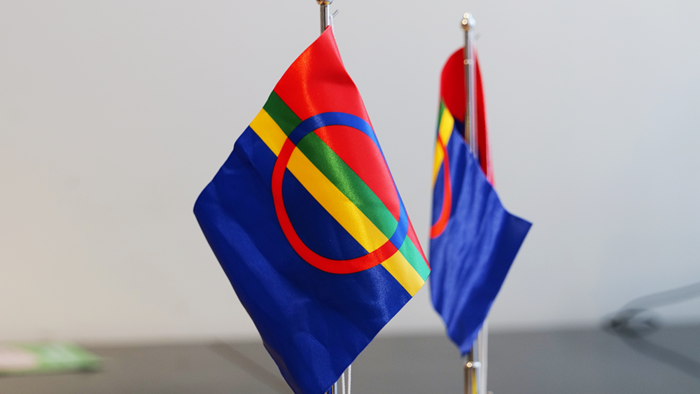 Samiske bordflagg