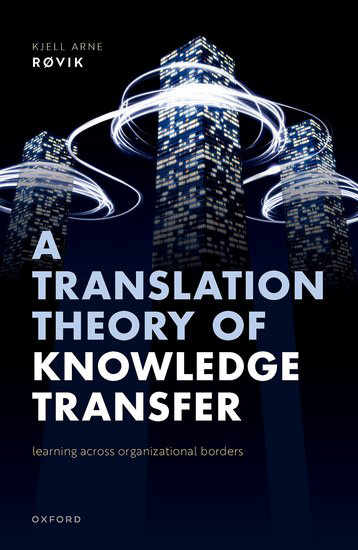 Bokomslaget til A translation theory of knowledge transfer