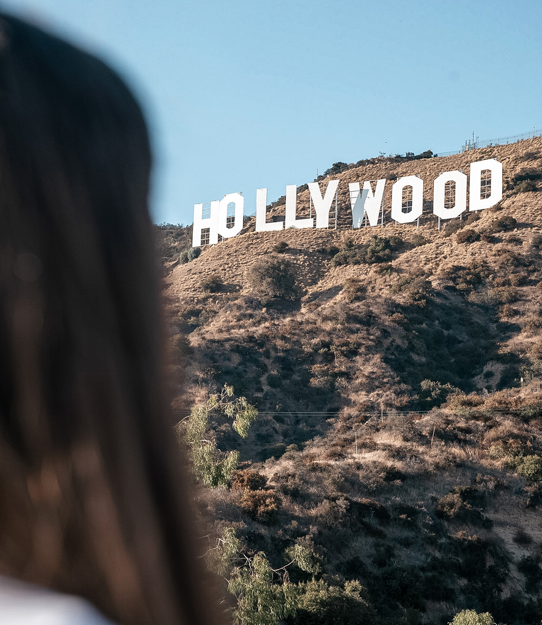 Hollywood-skiltet i Los Angeles. 
